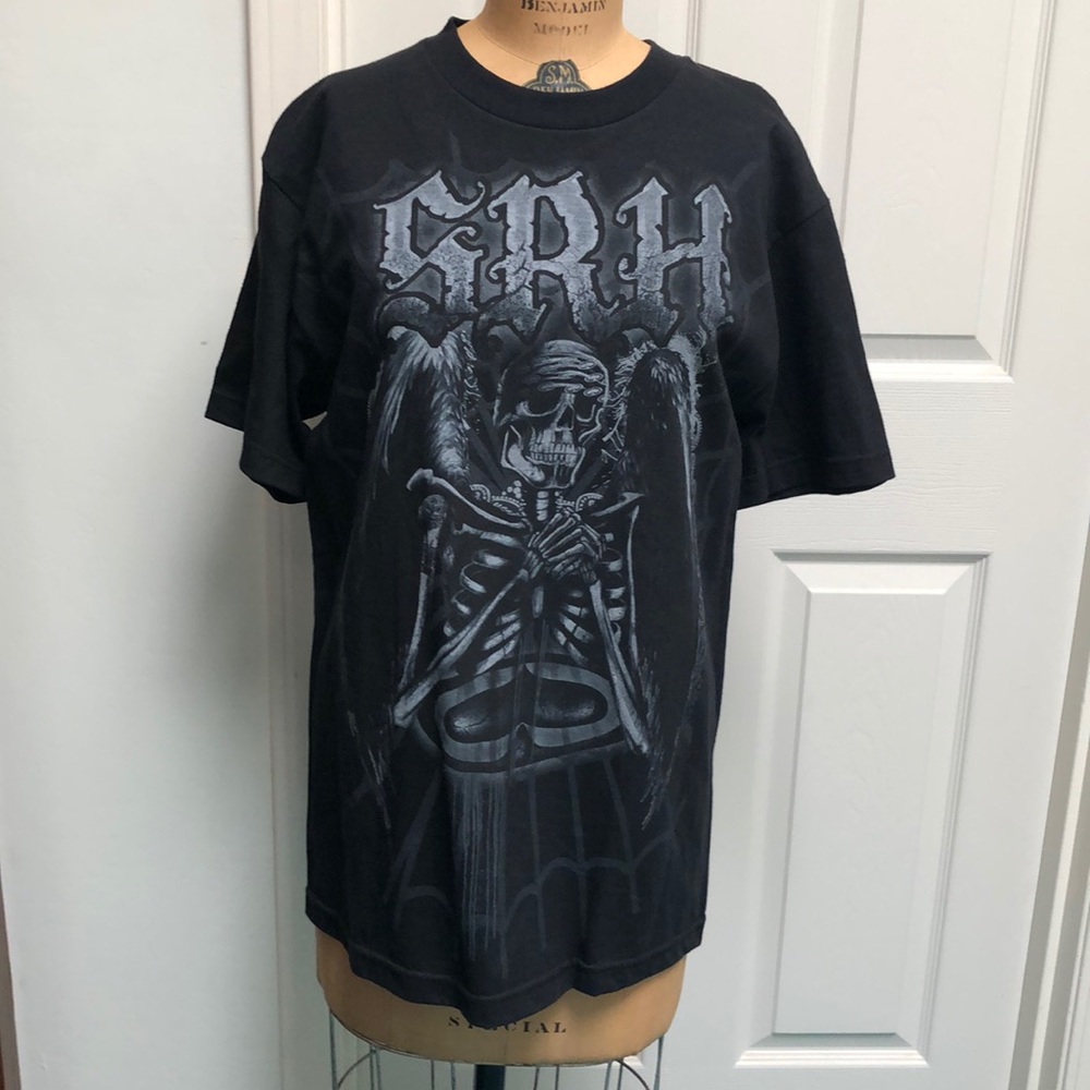SRH Skeleton w/wings Tee. NWT. Size M